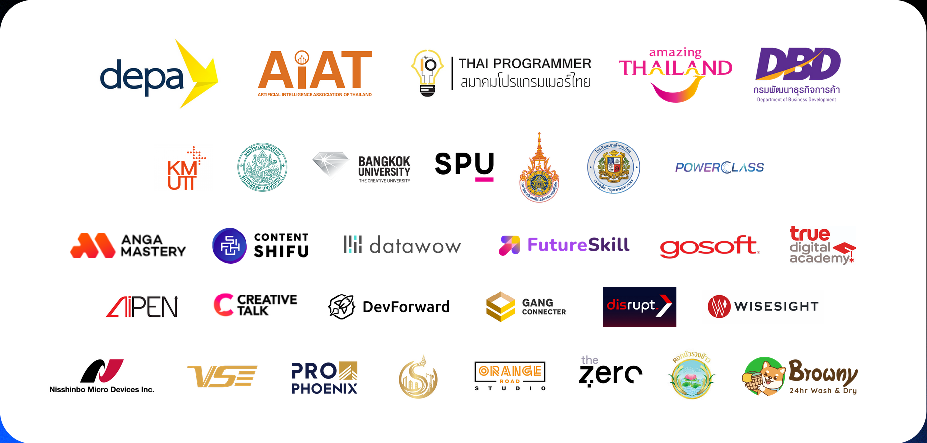 Logos of companies and organizations that trust Ecsight